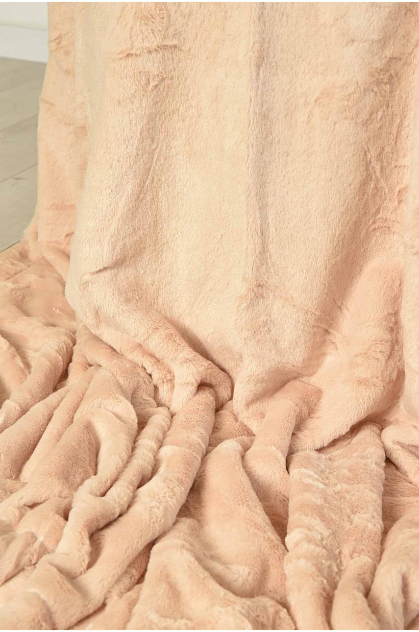 Плед двухсторонний белого и светло-бежевого цвета размер 160*200 11401 209617 Плед двухсторонний белого и светло-бежевого цвета размер 160*200 11401 209617