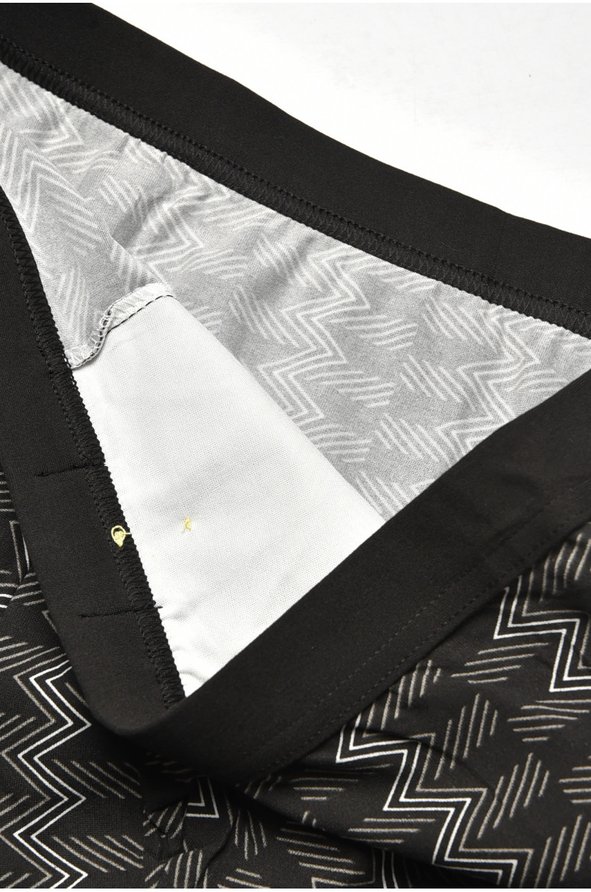 Боксеры мужские черного цвета с принтом 7220 209678 Боксеры мужские черного цвета с принтом 7220 209678