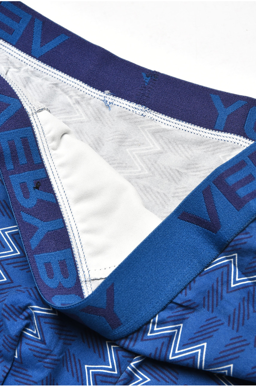 Боксеры мужские синего цвета с принтом 6220 209680 Боксеры мужские синего цвета с принтом 6220 209680