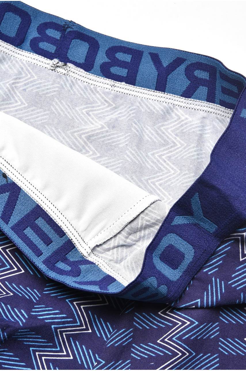 Боксеры мужские тёмно-синего цвета с принтом 6220 209681 Боксеры мужские тёмно-синего цвета с принтом 6220 209681