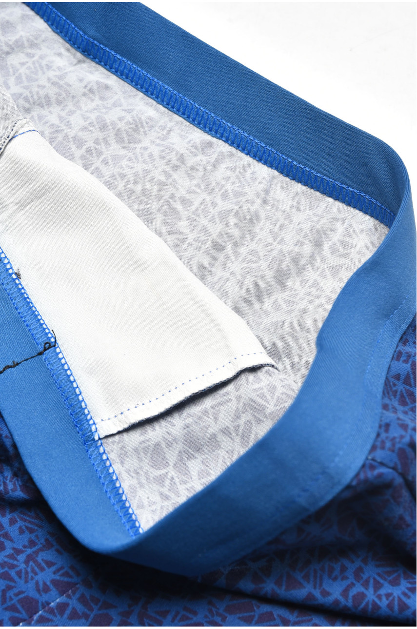 Боксеры мужские тёмно-синего цвета с принтом 7224 209684 Боксеры мужские тёмно-синего цвета с принтом 7224 209684