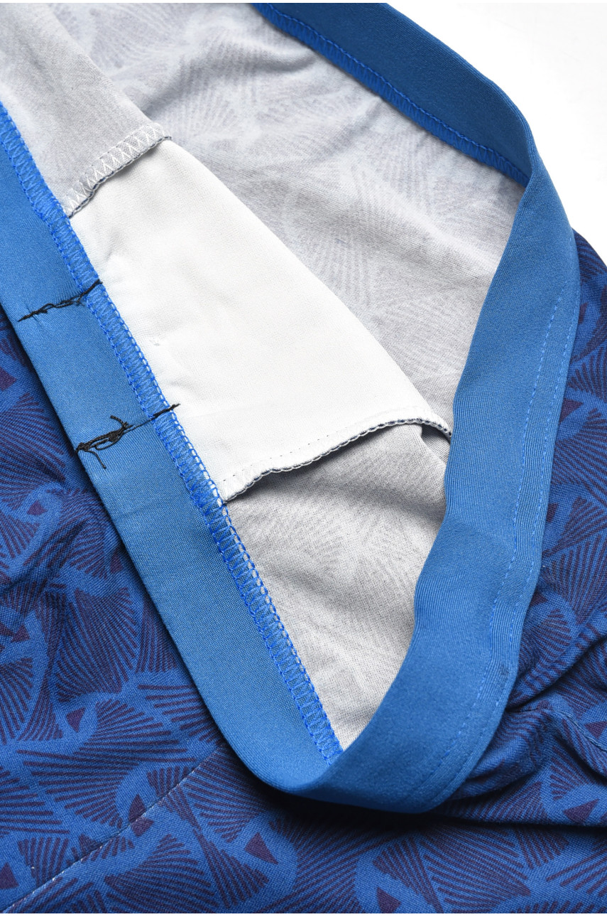 Боксеры мужские синего цвета с принтом 7204 209689 Боксеры мужские синего цвета с принтом 7204 209689