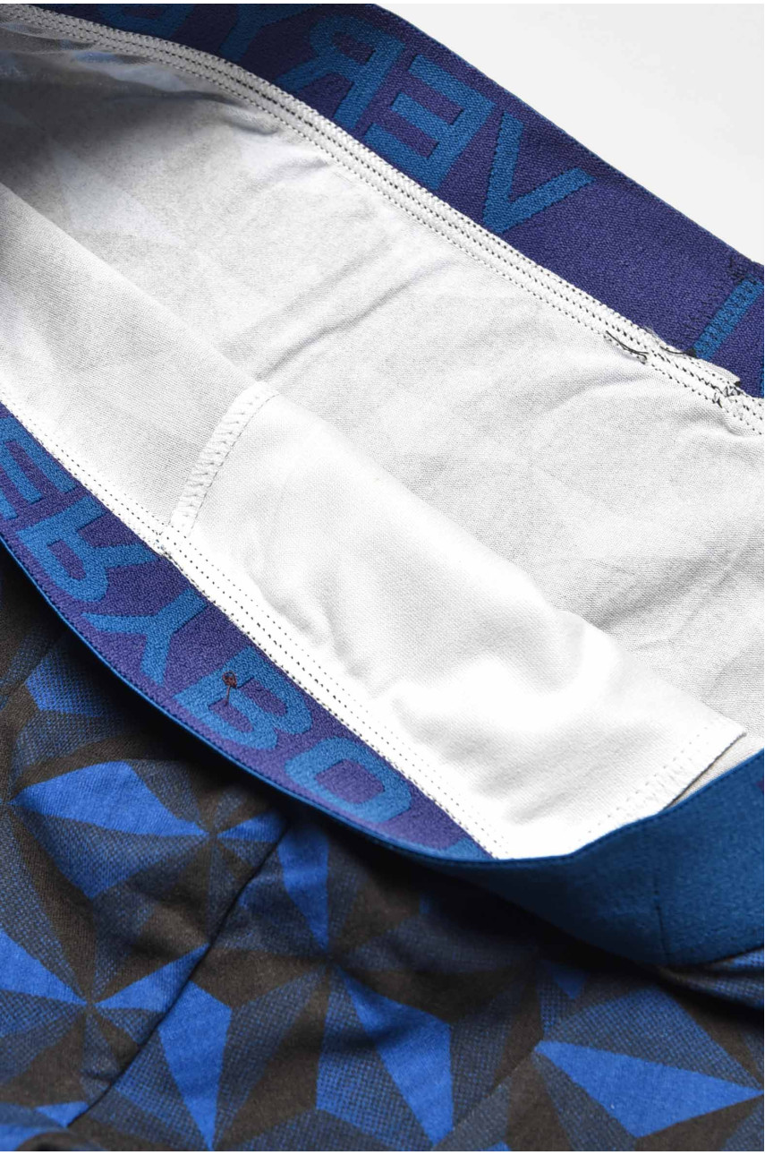 Боксеры мужские тёмно-синего цвета с принтом 6211 209705 Боксеры мужские тёмно-синего цвета с принтом 6211 209705