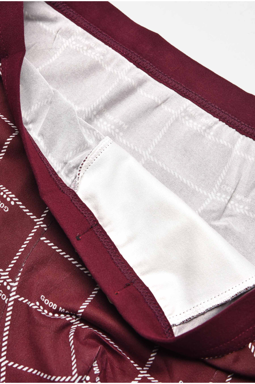 Боксеры мужские бордового цвета 6811 209710 Боксеры мужские бордового цвета 6811 209710