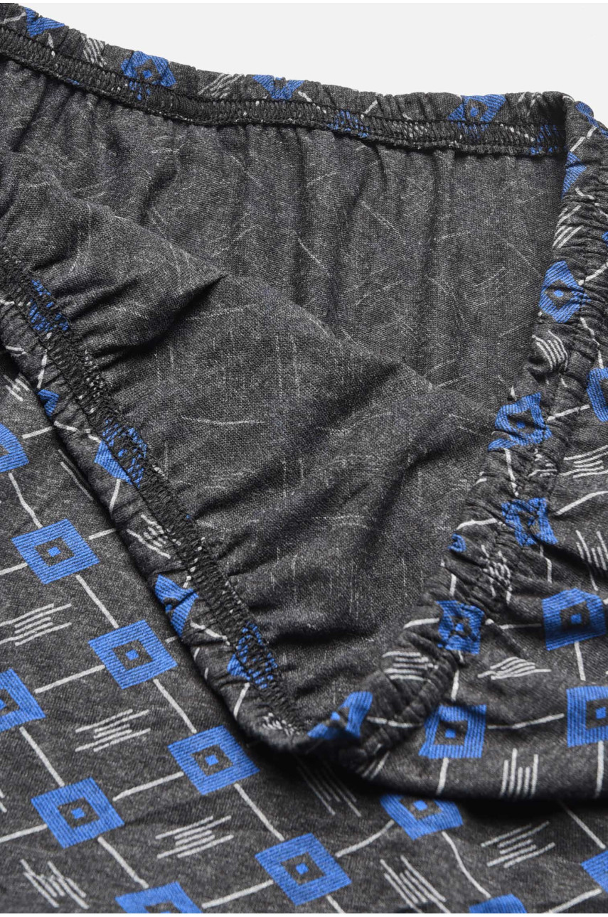 Трусы семейные мужские батальные темно-серого цвета 209714 Трусы семейные мужские батальные темно-серого цвета 209714
