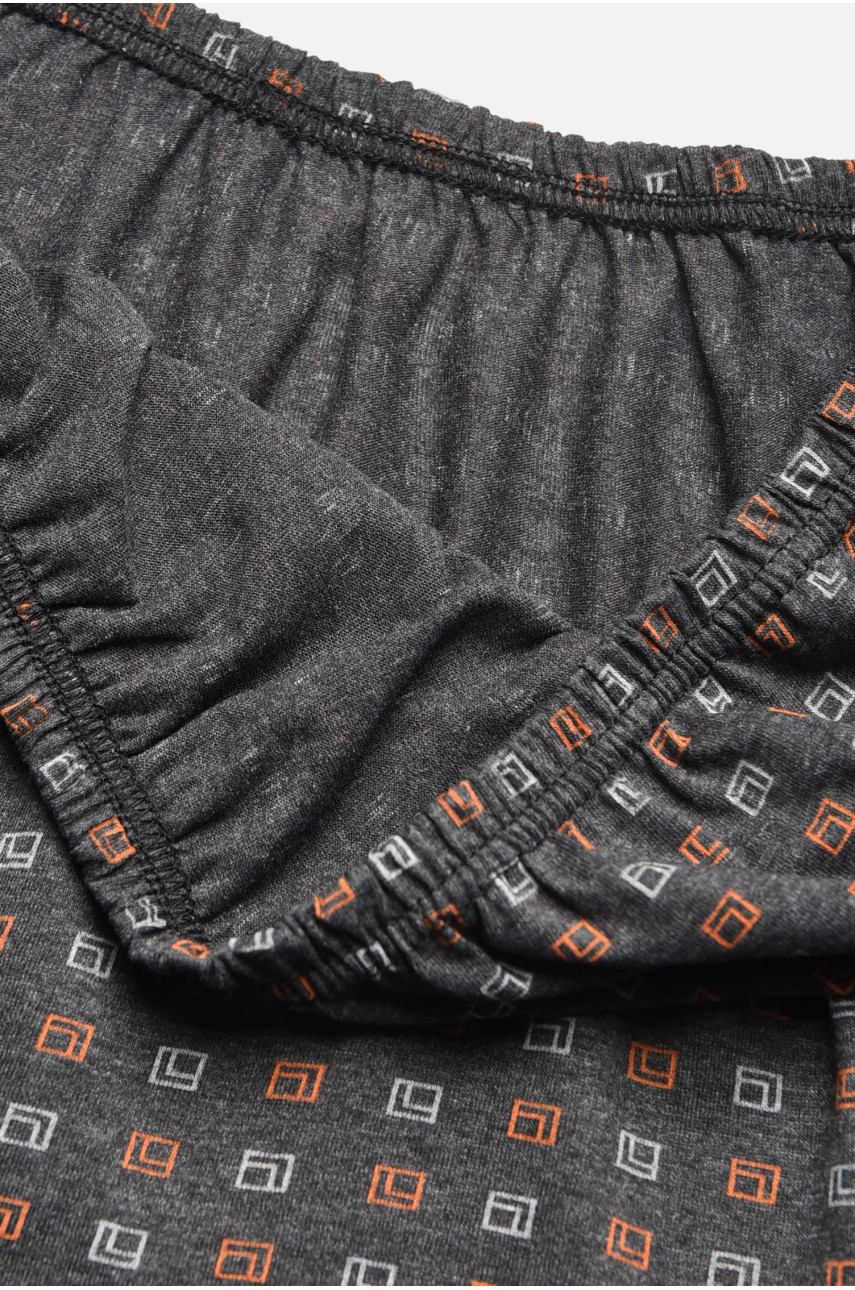 Трусы семейные мужские батальные темно-серого цвета 209720 Трусы семейные мужские батальные темно-серого цвета 209720