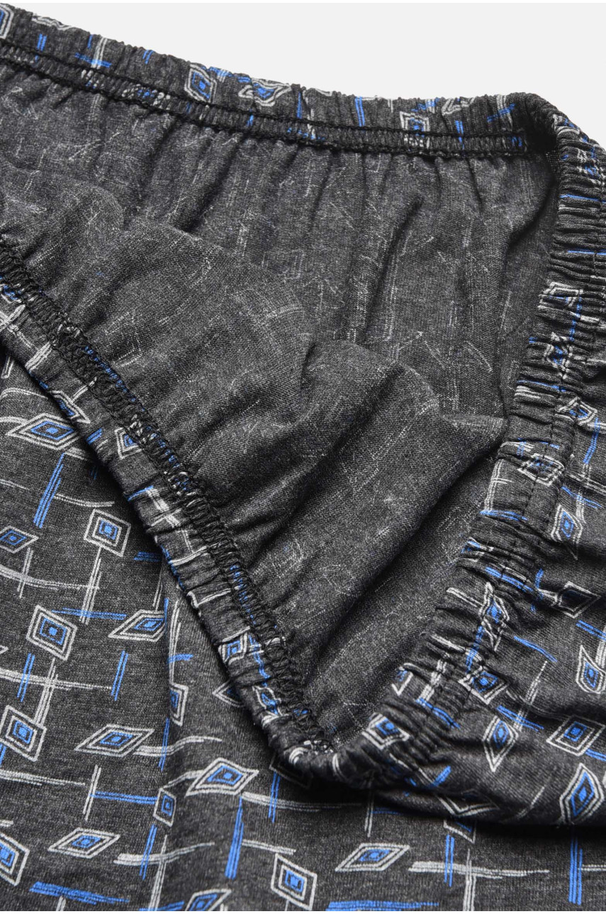 Трусы семейные мужские батальные темно-серого цвета 209723 Трусы семейные мужские батальные темно-серого цвета 209723