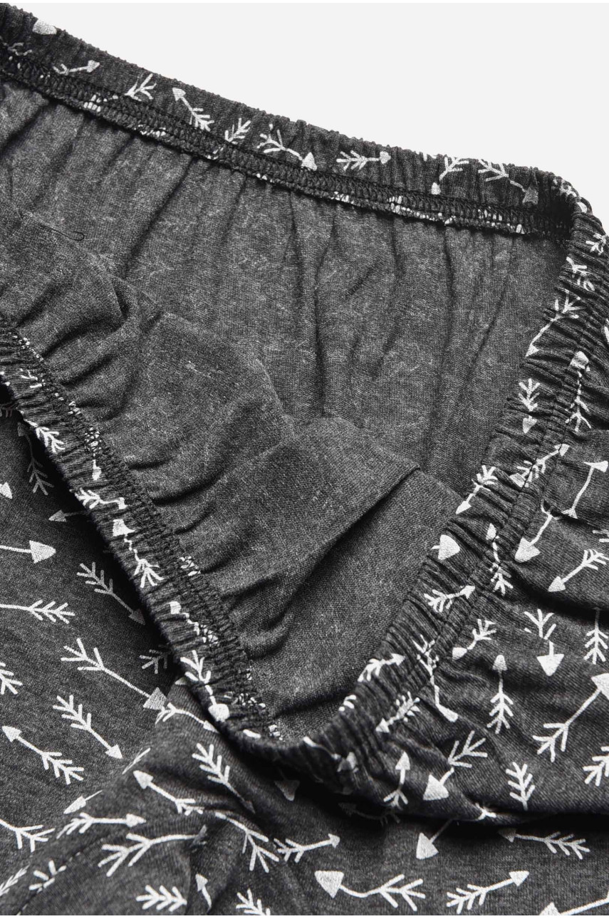 Труси сімейні чоловічі темно-сірого кольору 209734