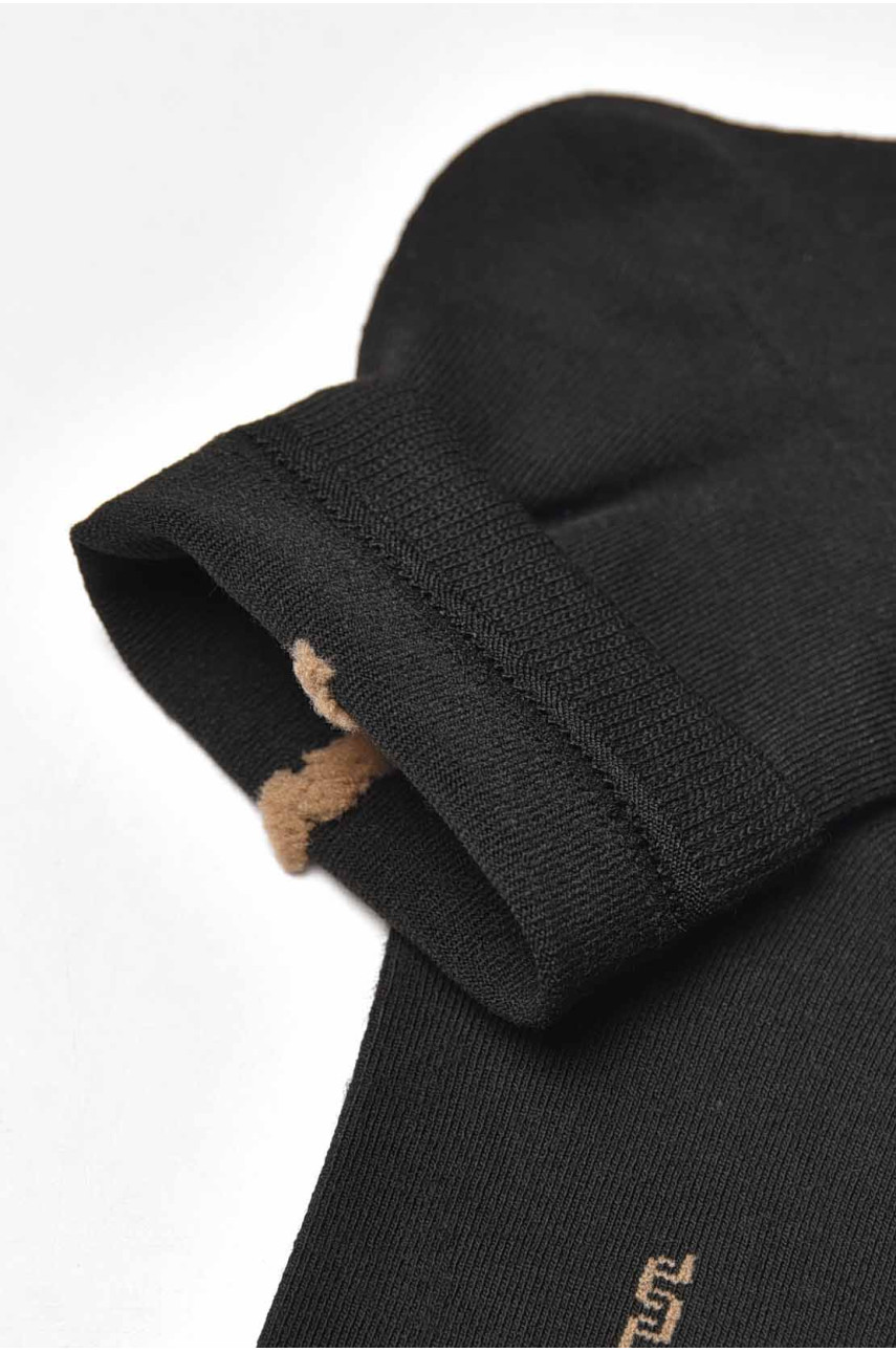 Носки мужские демисезонные черного цвета YH24-02 209751 Носки мужские демисезонные черного цвета YH24-02 209751