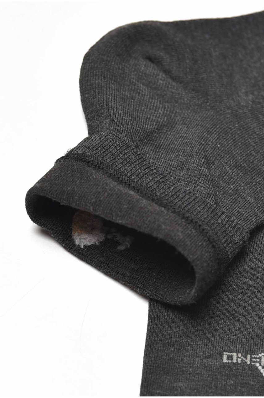 Носки мужские демисезонные тёмно-серого цвета YH24-16 209765 Носки мужские демисезонные тёмно-серого цвета YH24-16 209765