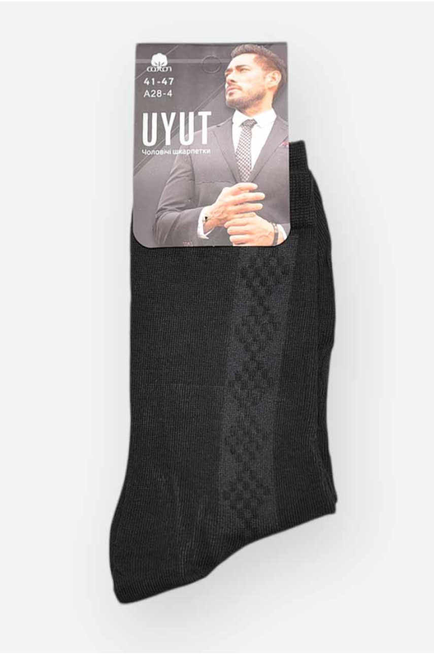 Носки мужские демисезонные черного цвета А28-4 209780