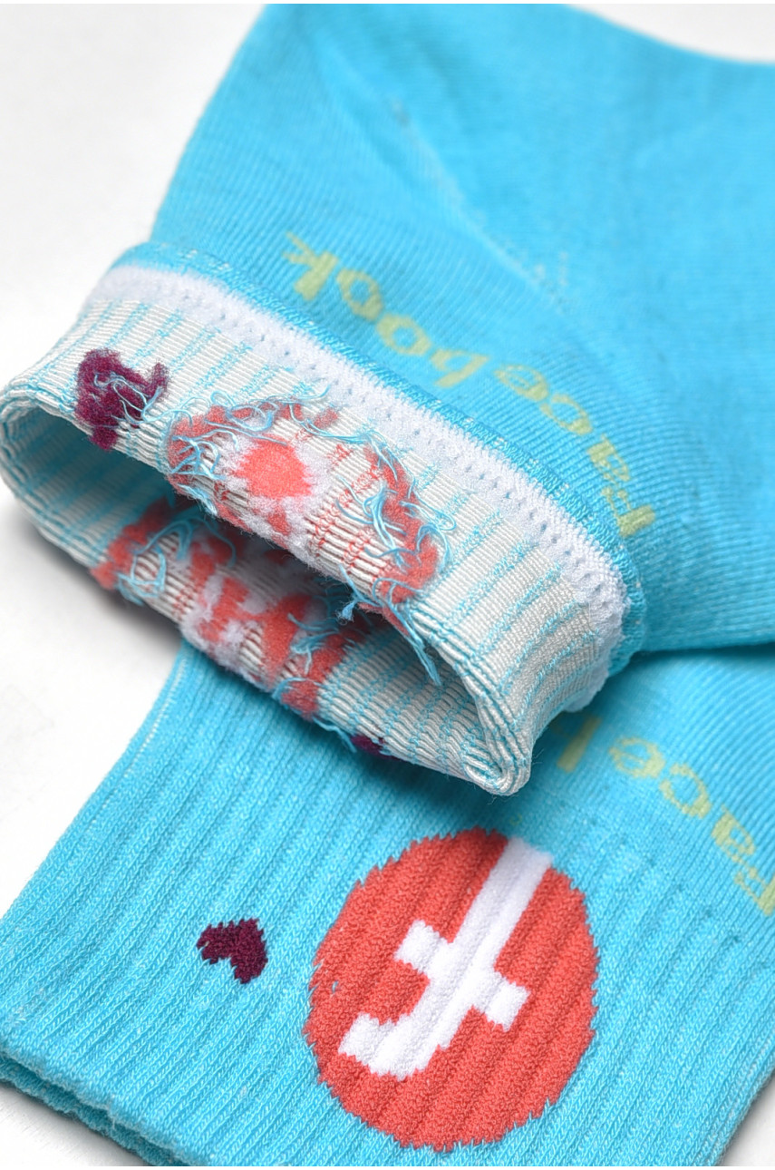 Носки женские демисезонные зеленого цвета YH22-09 209787