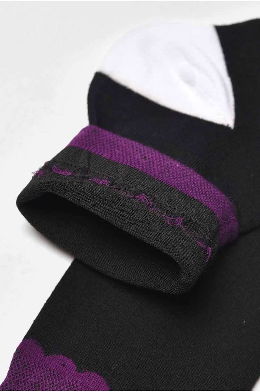 Носки женские медицинские демисезонные черного цвета 209793