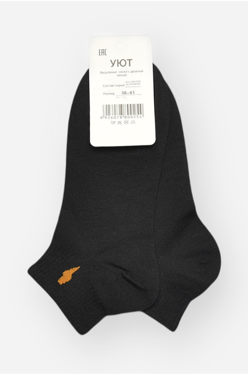 Носки женские демисезонные черного цвета YH22-06 209804