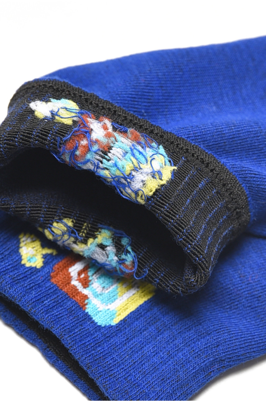 Носки женские демисезонные синего цвета YH22-12 209807