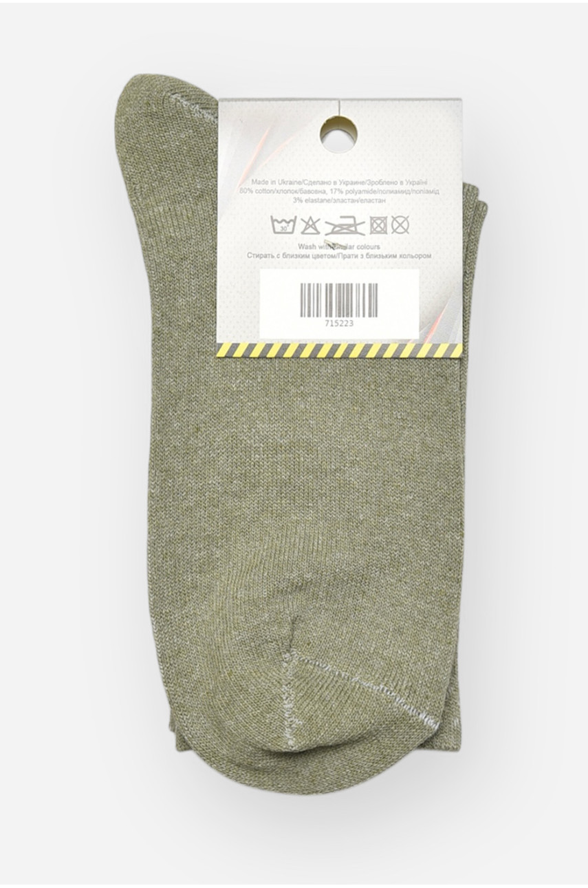 Носки женские демисезонные серого цвета XL 052 209815