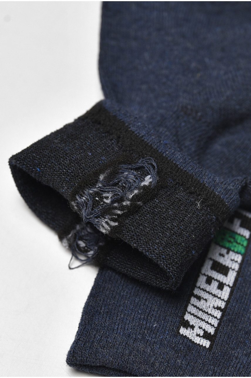 Носки детские демисезонные тёмно-синего цвета L339 209827