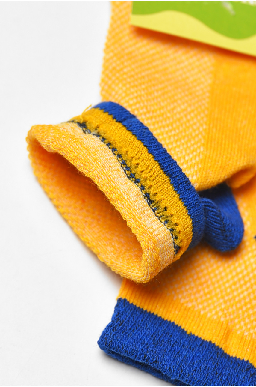 Носки детские демисезонные горчичного цвета L302 209829