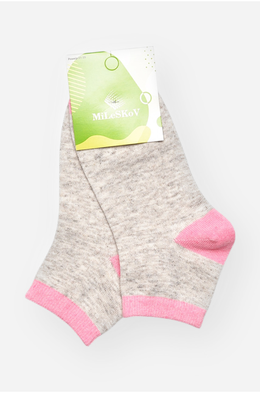 Носки детские демисезонные серого цвета L302 209832