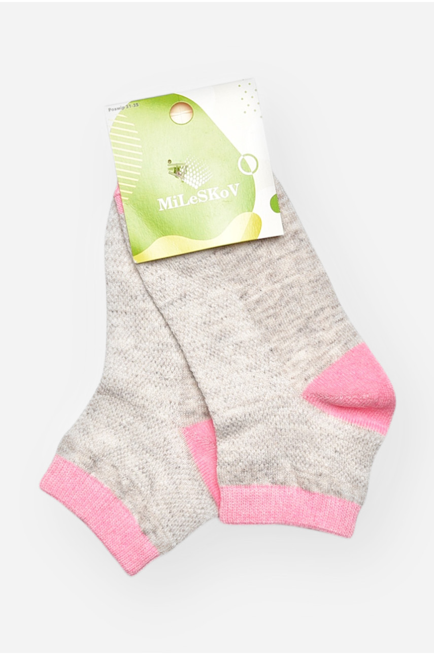 Носки детские демисезонные серого цвета L302 209833