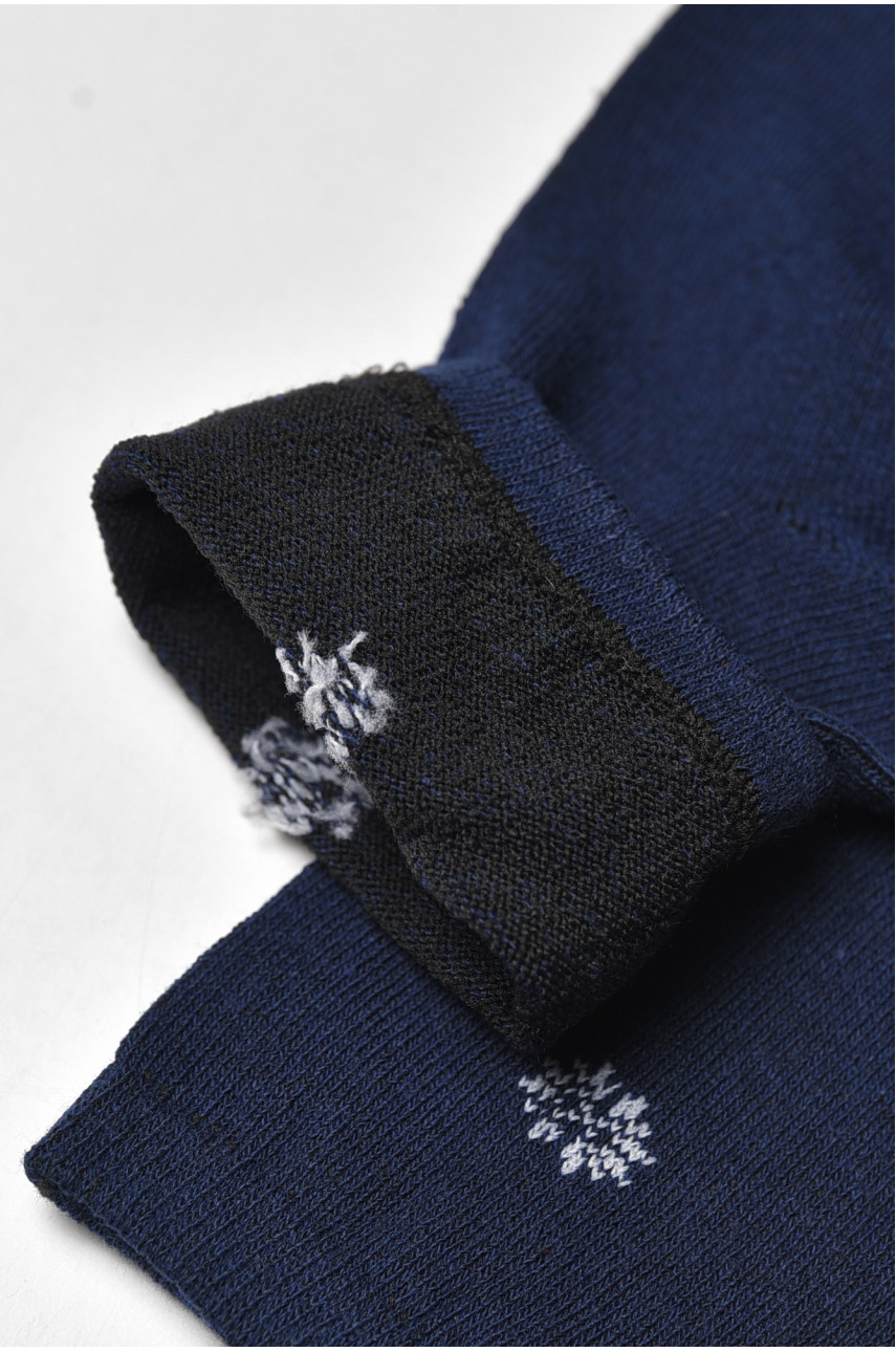 Носки мужские демисезонные тёмно-синего цвета L191 209836 Носки мужские демисезонные тёмно-синего цвета L191 209836