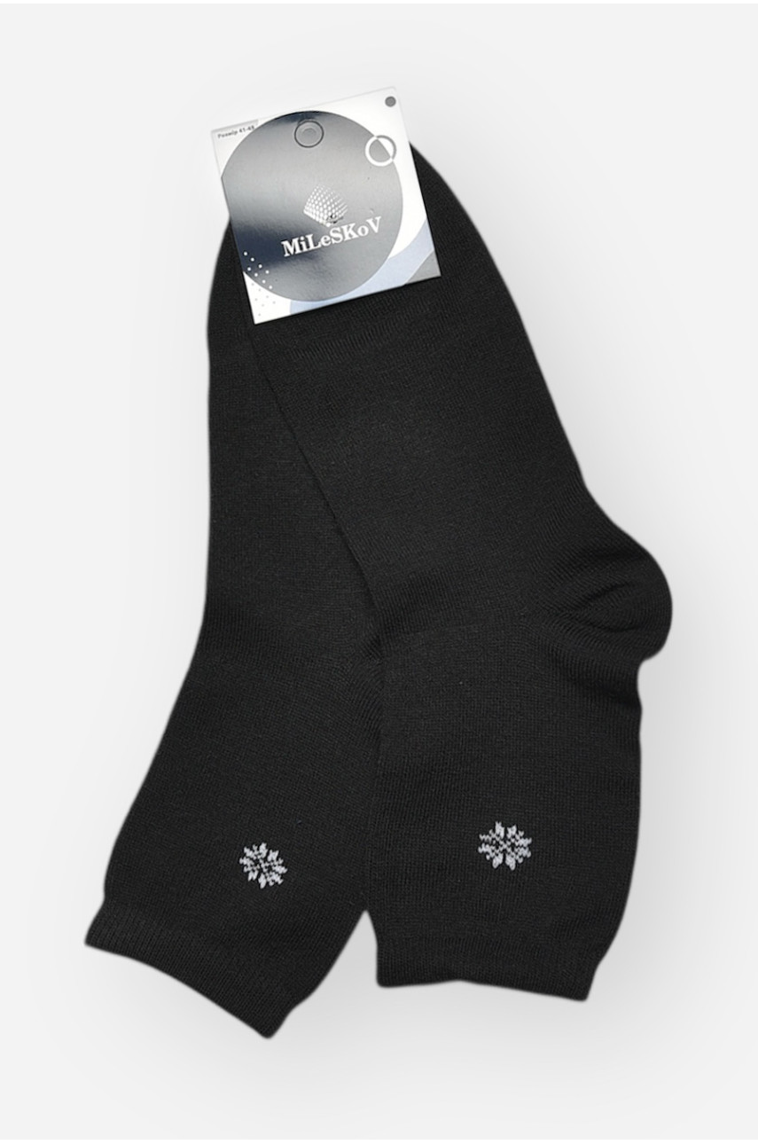 Носки мужские демисезонные черного цвета L191 209837