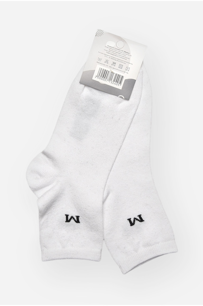 Шкарпетки чоловічі демісезонні білого кольору L181 209844