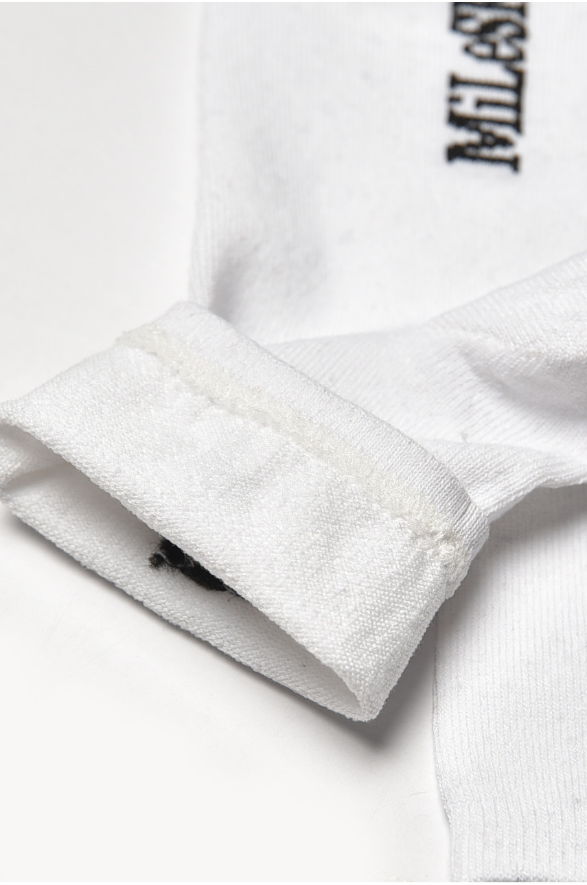 Шкарпетки чоловічі демісезонні білого кольору L181 209844