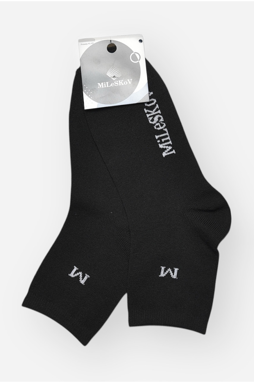 Носки мужские демисезонные черного цвета L181 209845