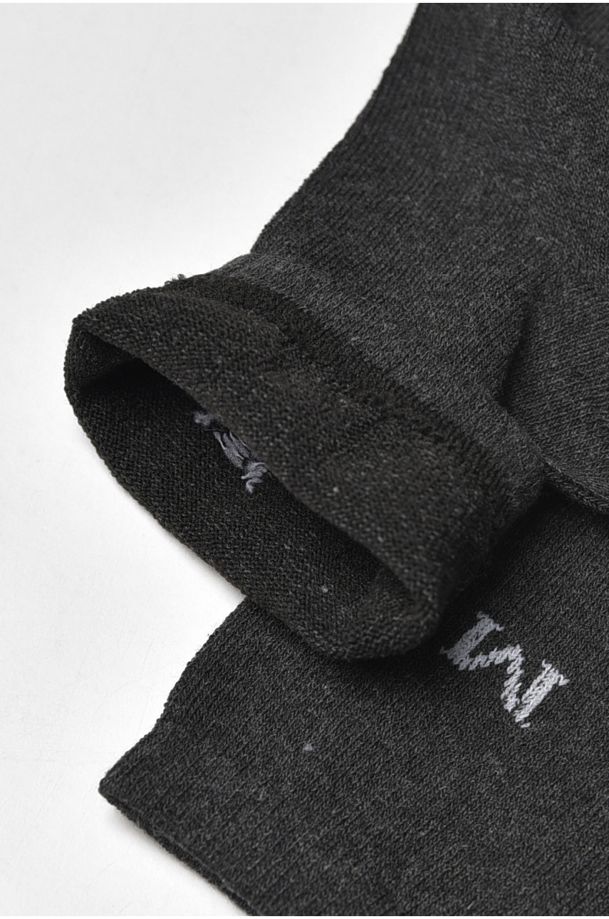 Носки мужские демисезонные тёмно-серого цвета L181 209847