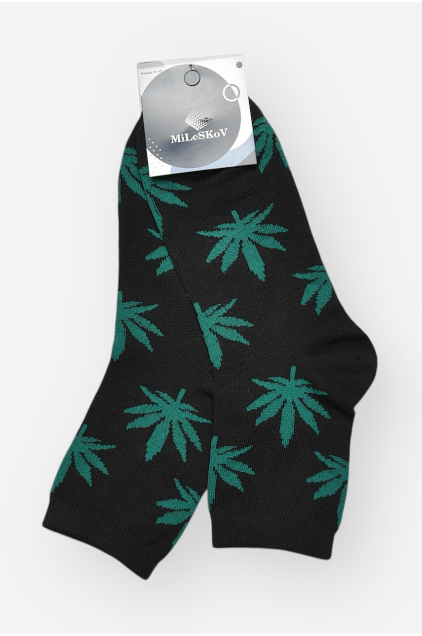 Носки мужские демисезонные черного цвета L167 209848