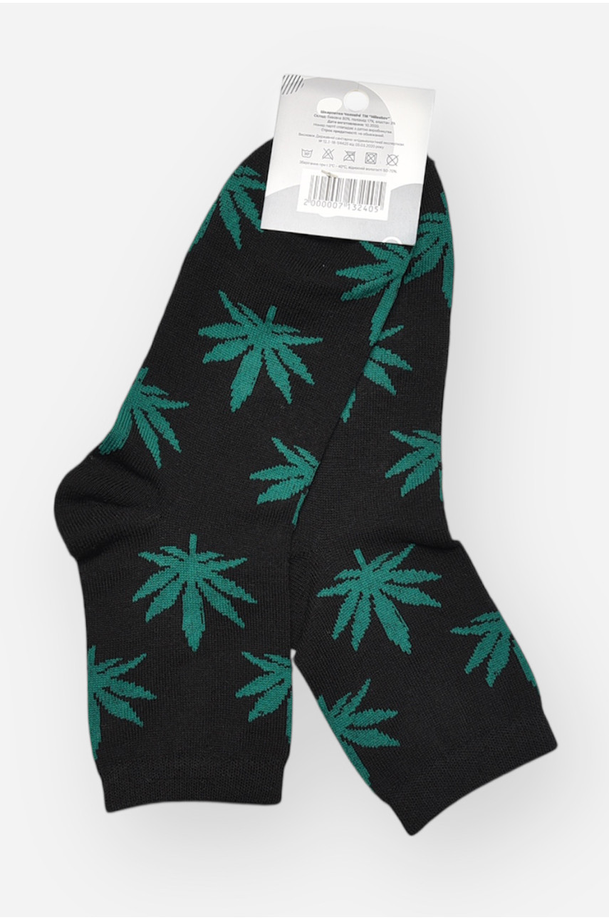 Носки мужские демисезонные черного цвета L167 209848