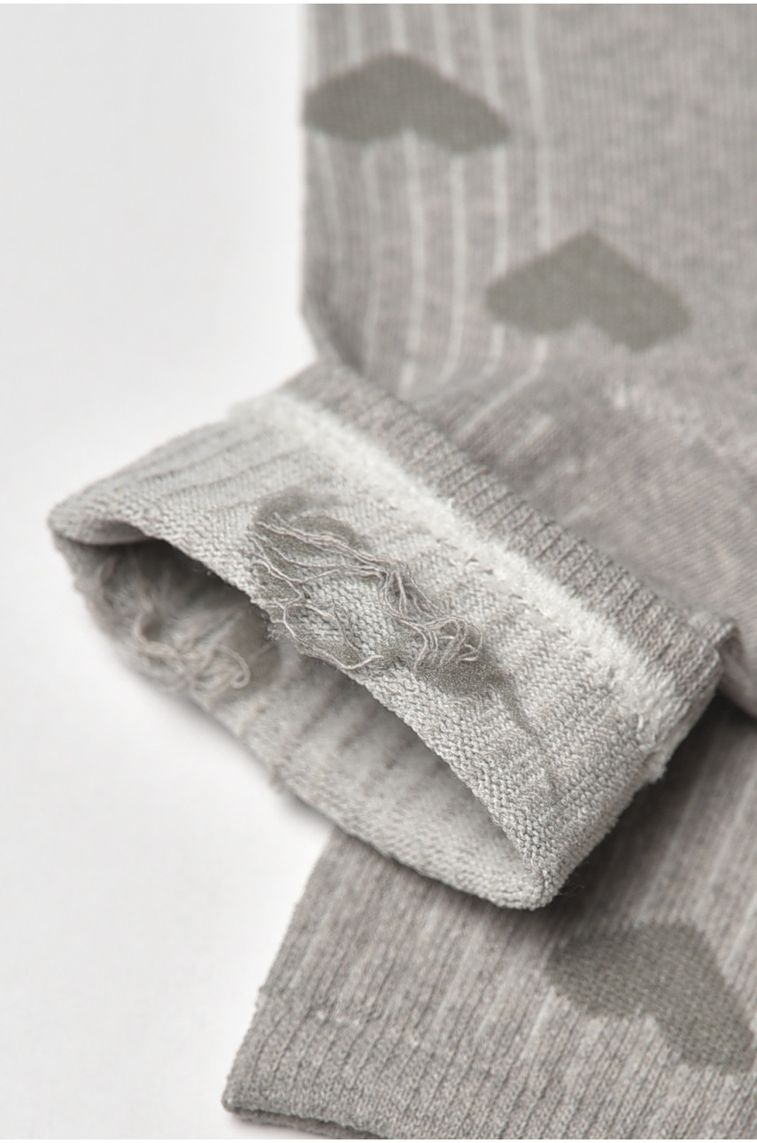 Носки женские демисезонные серого цвета L188 209854