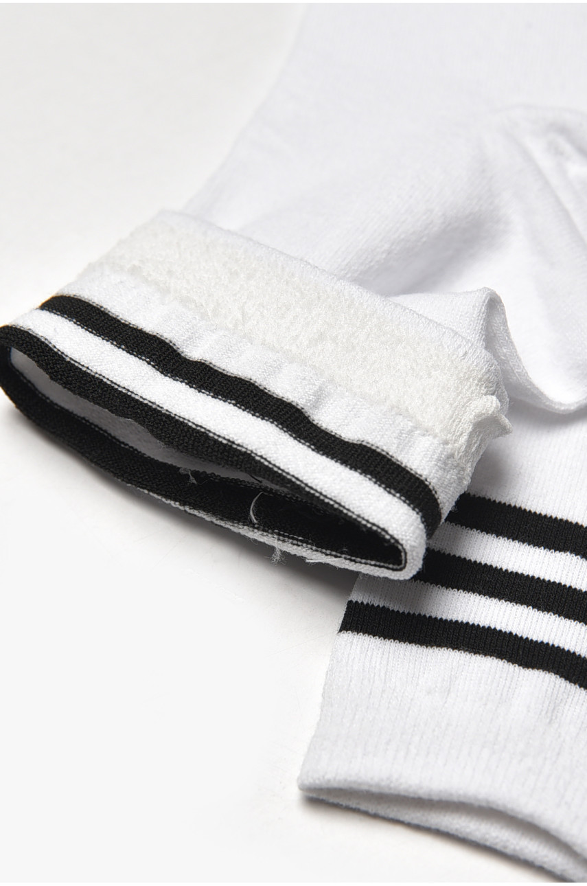 Шкарпетки жіночі демісезонні білого кольору 1806-2 209861 Шкарпетки жіночі демісезонні білого кольору 1806-2 209861