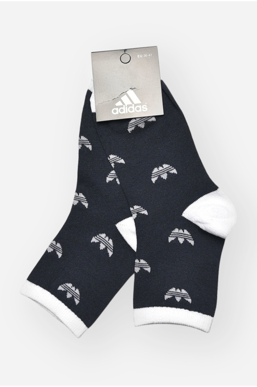 Носки женские демисезонные тёмно-синего цвета L104K 209868