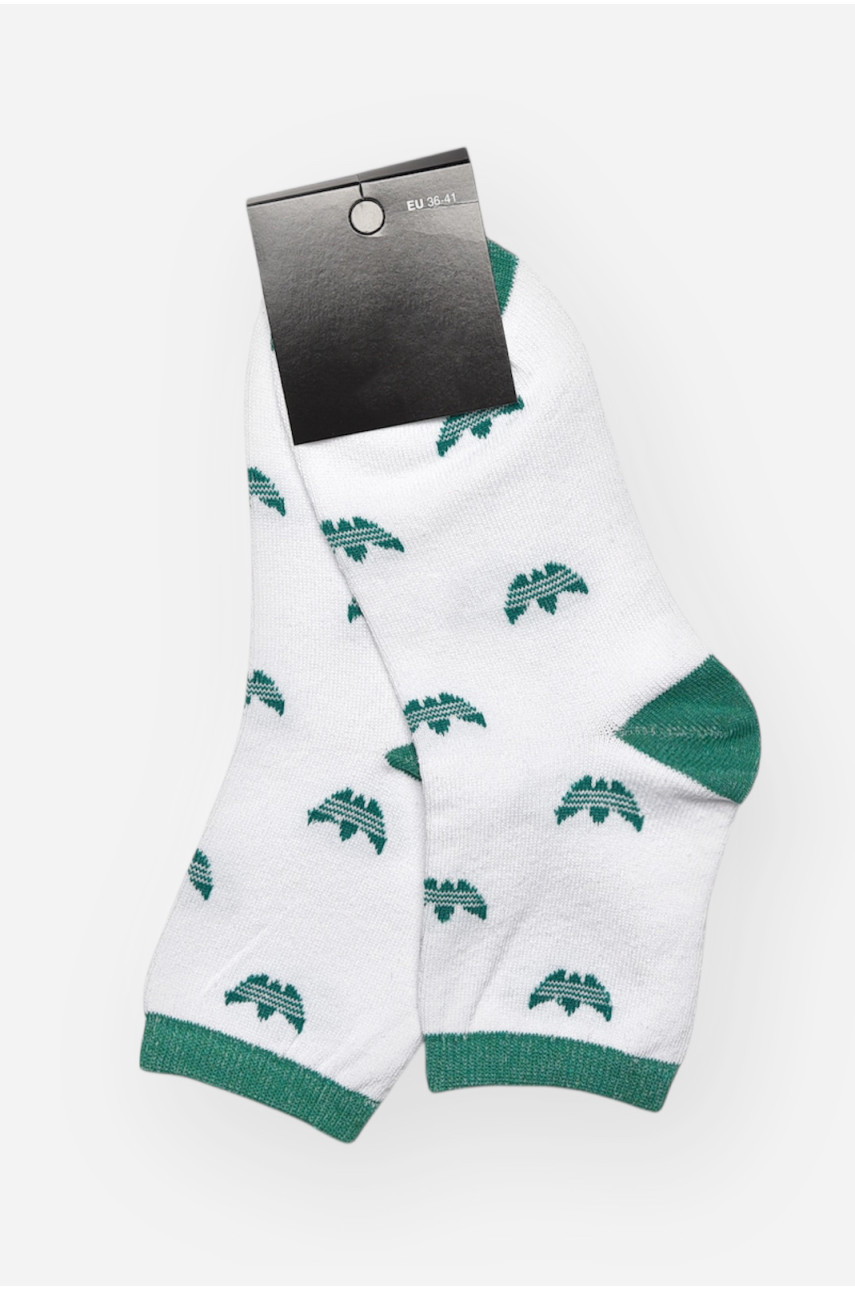 Шкарпетки жіночі демісезонні білого кольору L104K 209869