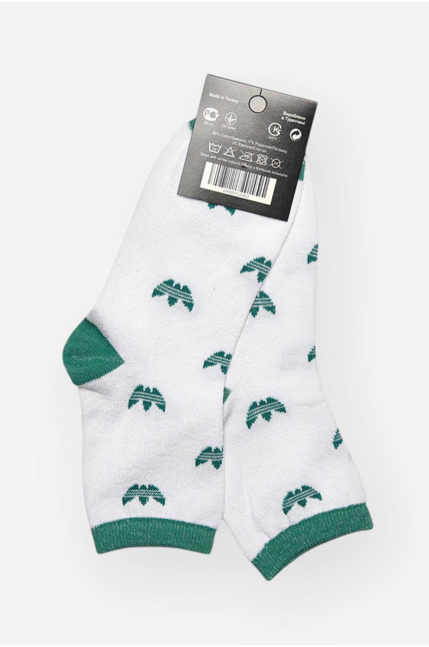 Шкарпетки жіночі демісезонні білого кольору L104K 209869