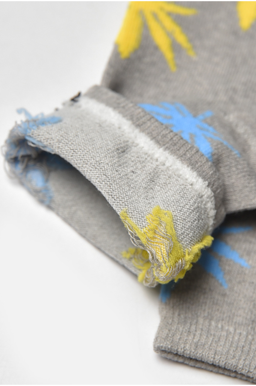 Носки женские демисезонные серого цвета L168 209878