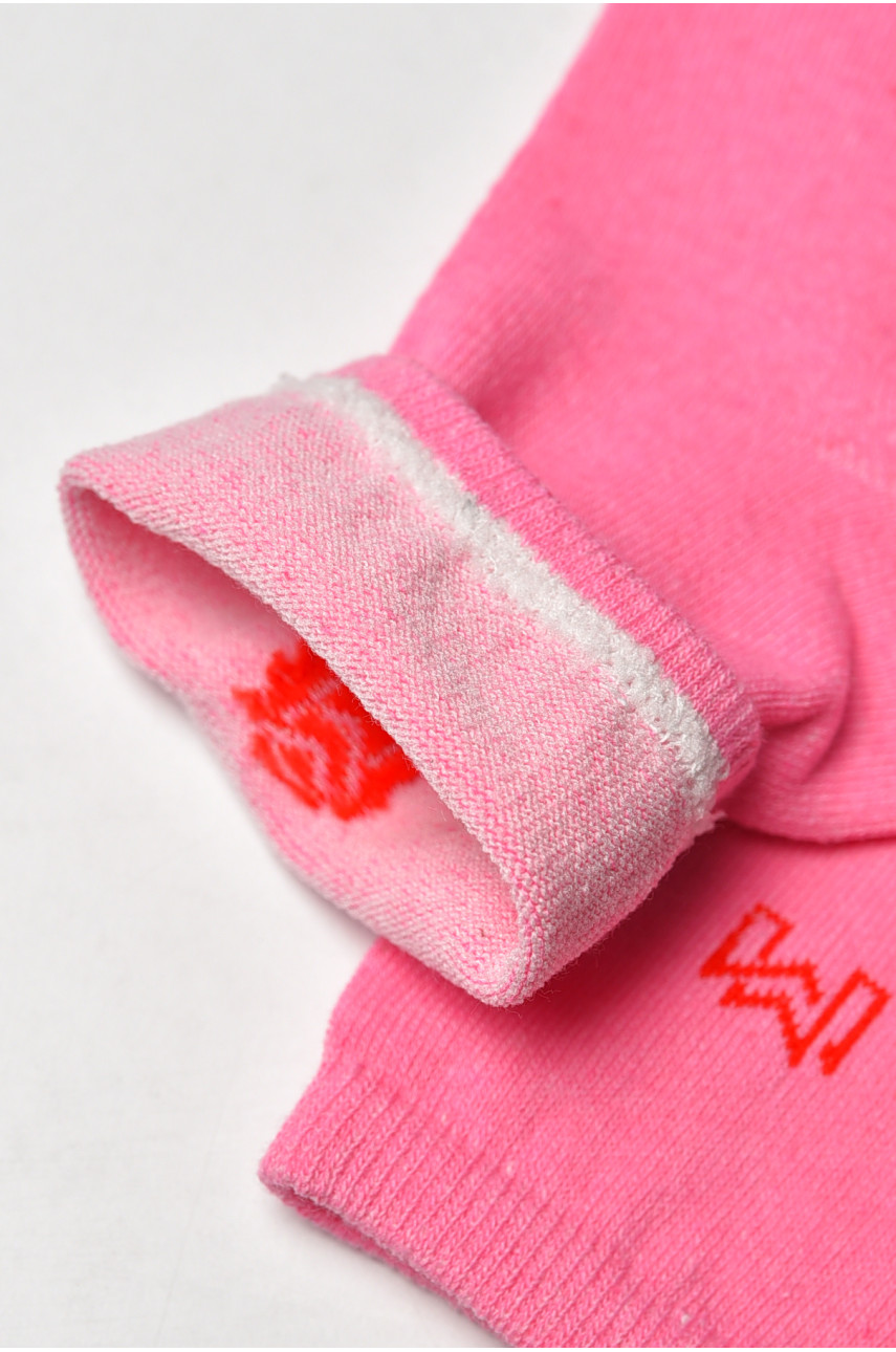 Шкарпетки жіночі демісезонні рожевого кольору L182 209879