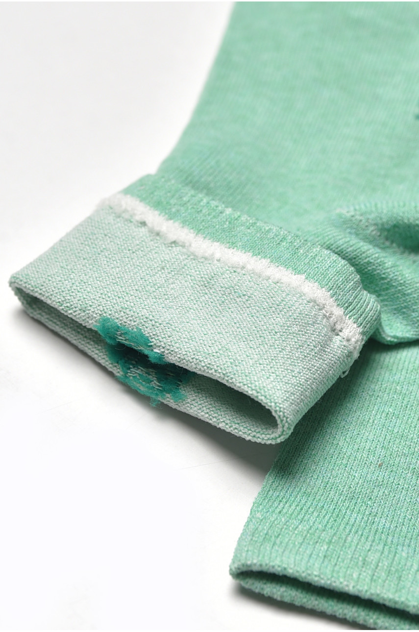 Шкарпетки жіночі демісезонні м'ятного кольору L182 209882