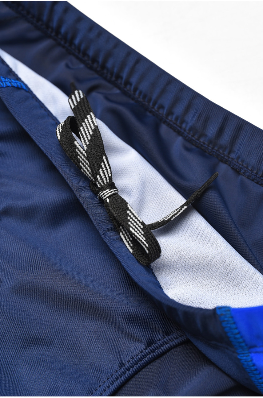 Плавки мужские тёмно-синего цвета с принтом 9952 209893