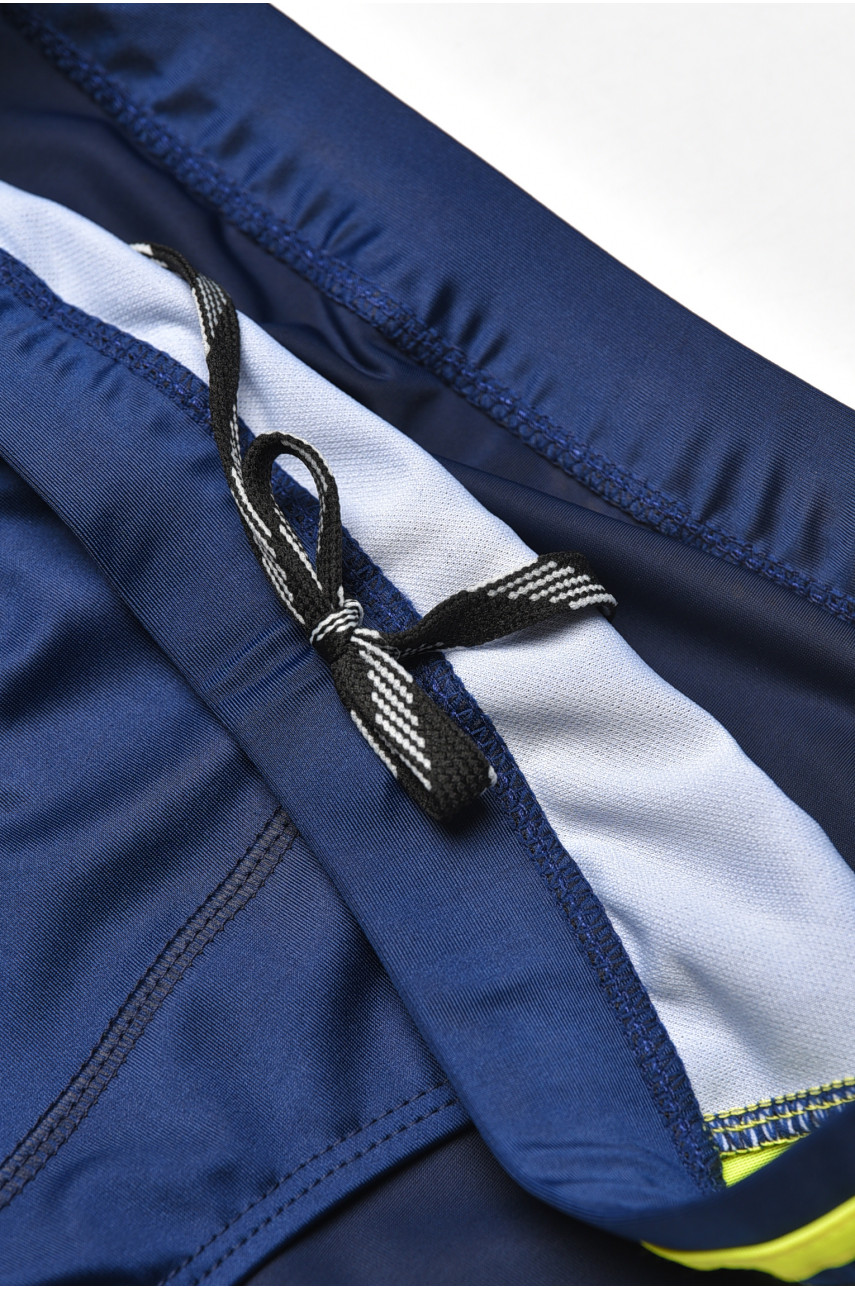 Плавки мужские тёмно-синего цвета с принтом 9954 209898