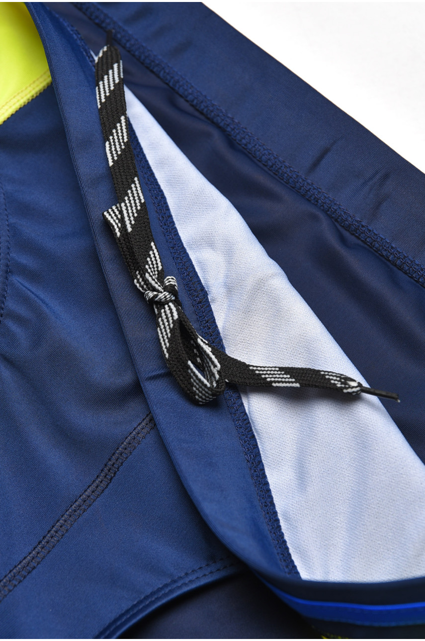 Плавки мужские тёмно-синего цвета с принтом 9954 209899