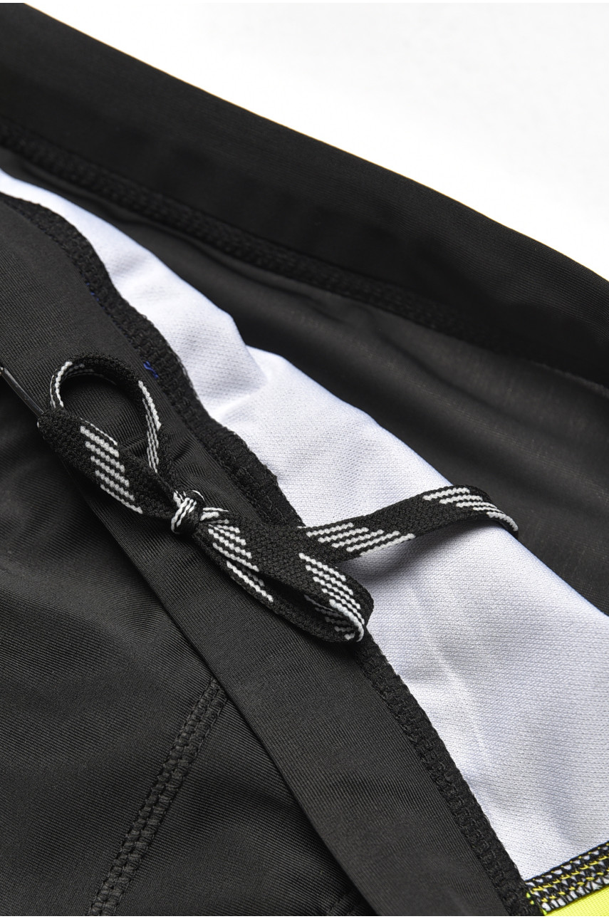 Плавки мужские черного цвета с принтом 9954 209900