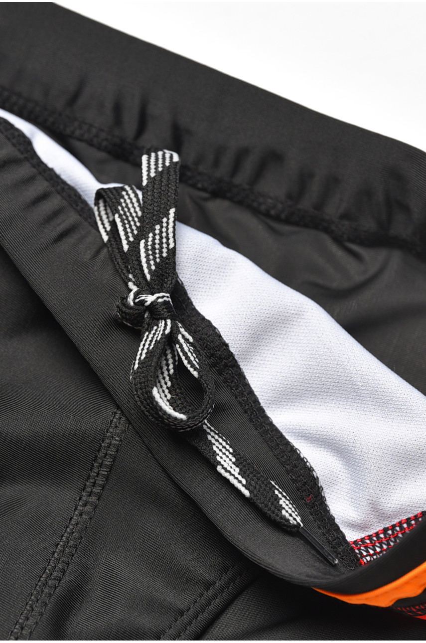 Плавки мужские черного цвета с принтом 9954 209905