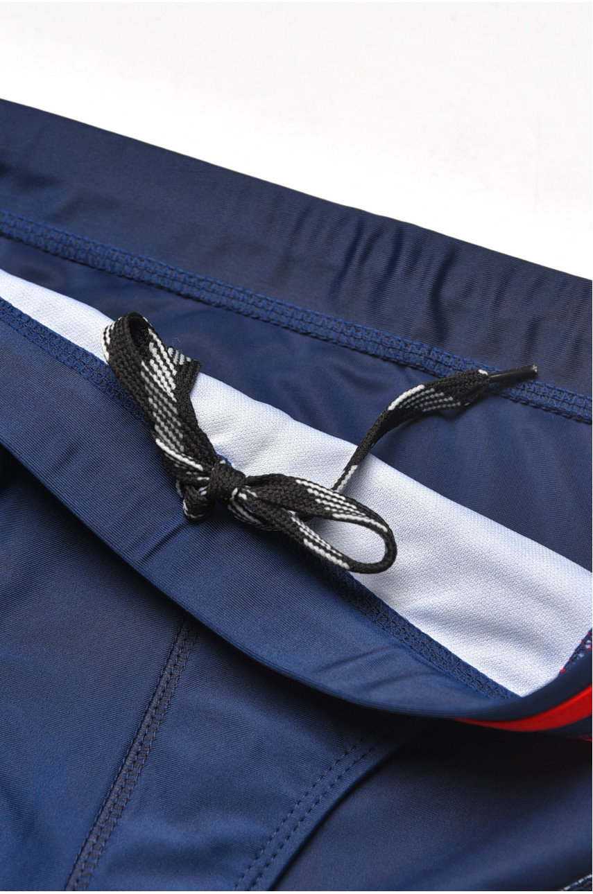 Плавки мужские тёмно-синего цвета с принтом 9954 209912