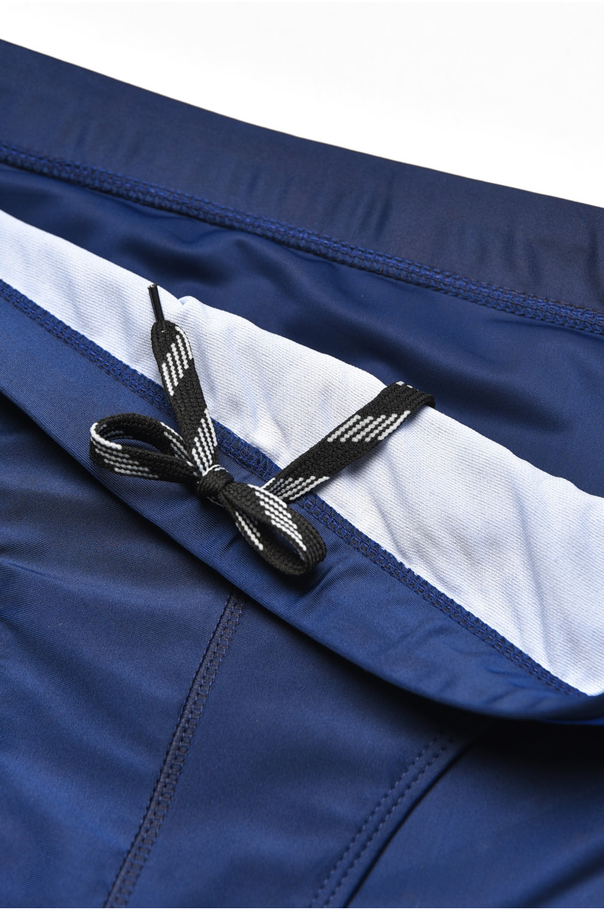 Плавки мужские тёмно-синего цвета с принтом 9954 209915