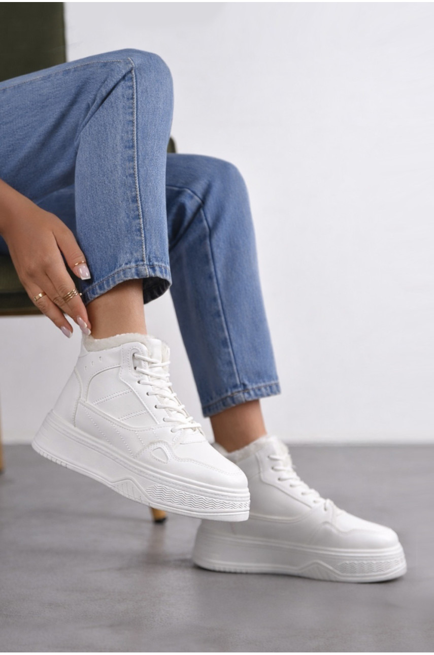 Кросівки зимові жіночі білого кольору K976-1 209936