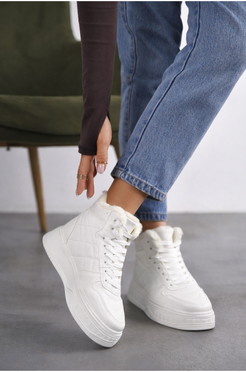Кросівки зимові жіночі білого кольору K977-1 209937