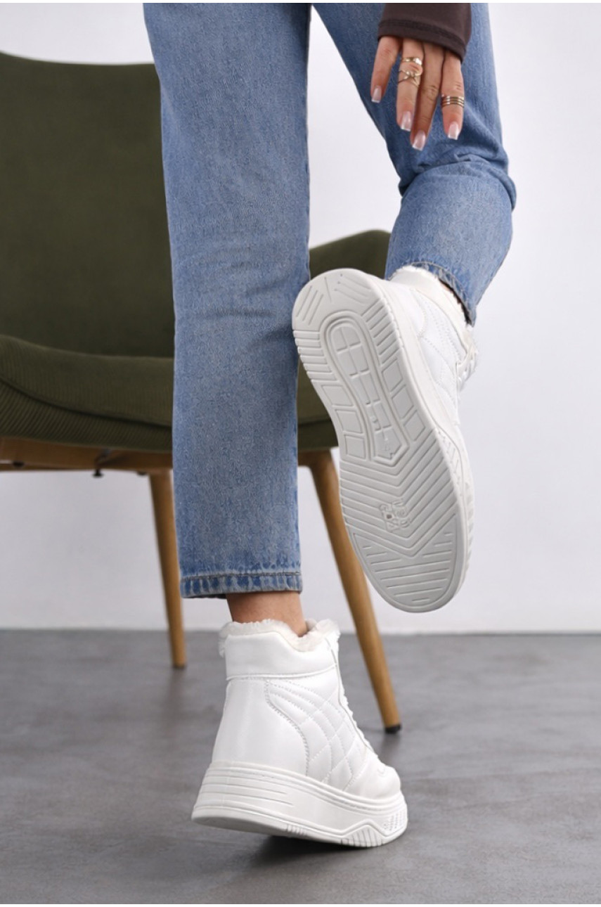 Кросівки зимові жіночі білого кольору K977-1 209937